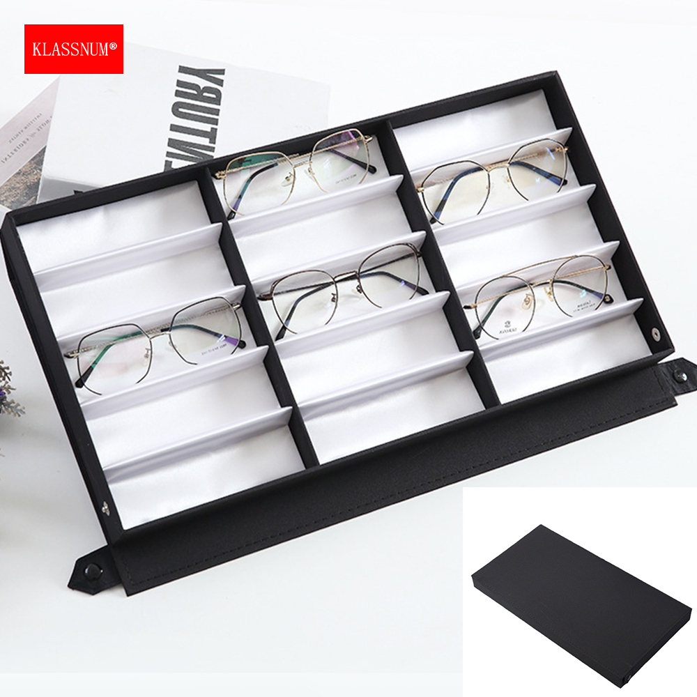 Home Lines Textiles - KLASSNUM 15-pojemnikowy organizer na okulary, czarna
