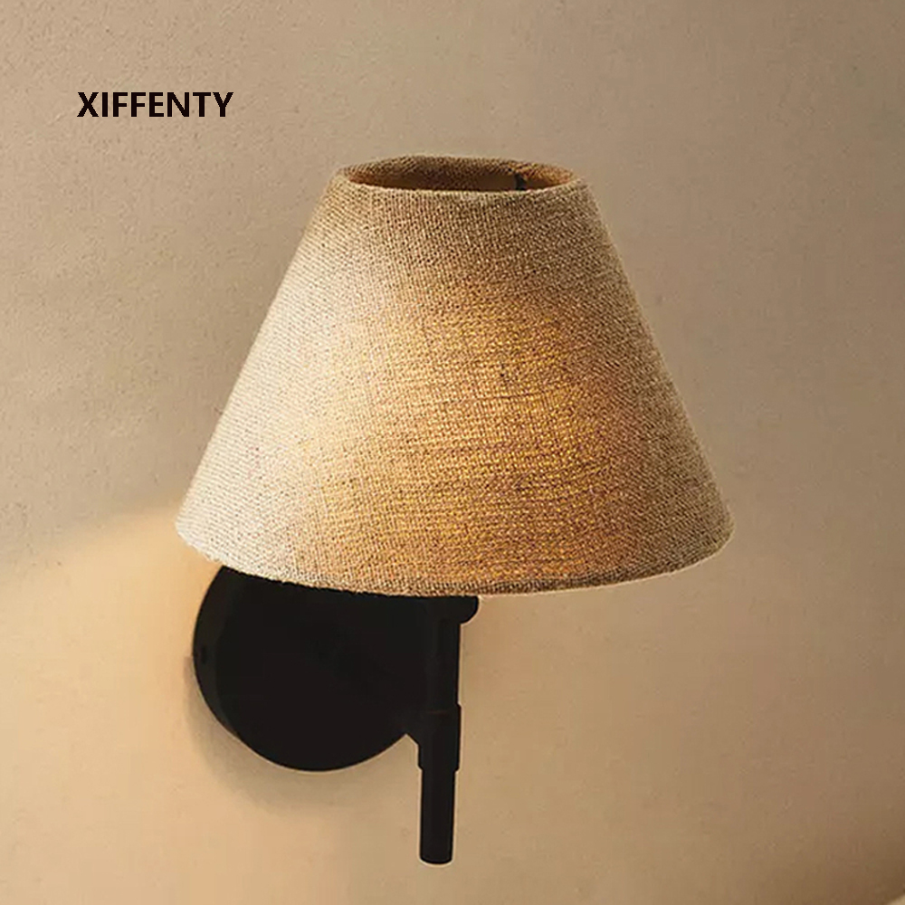 Home Textiles Bedding - Lampy ścienne z grubego lnu w