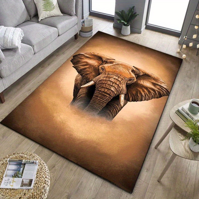 Your Home Textiles - Dywan z portretem słonia dla miłośników