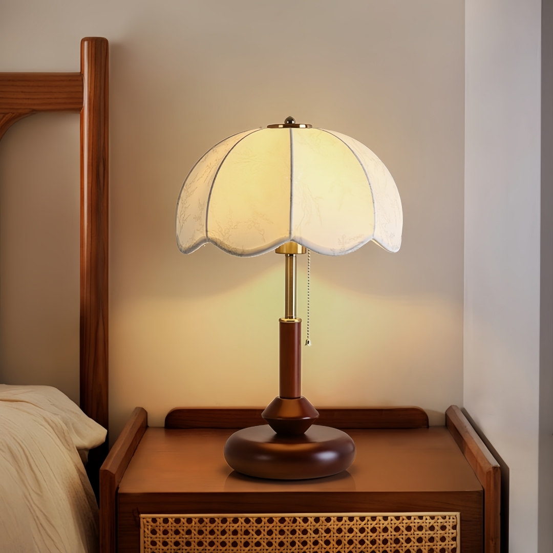 Home Textiles & Furnishings - Lampa stołowa w stylu vintage z