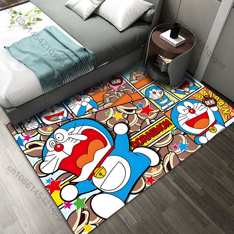 Home Textiles Rug - Japoński dywan z nadrukiem Doraemona i