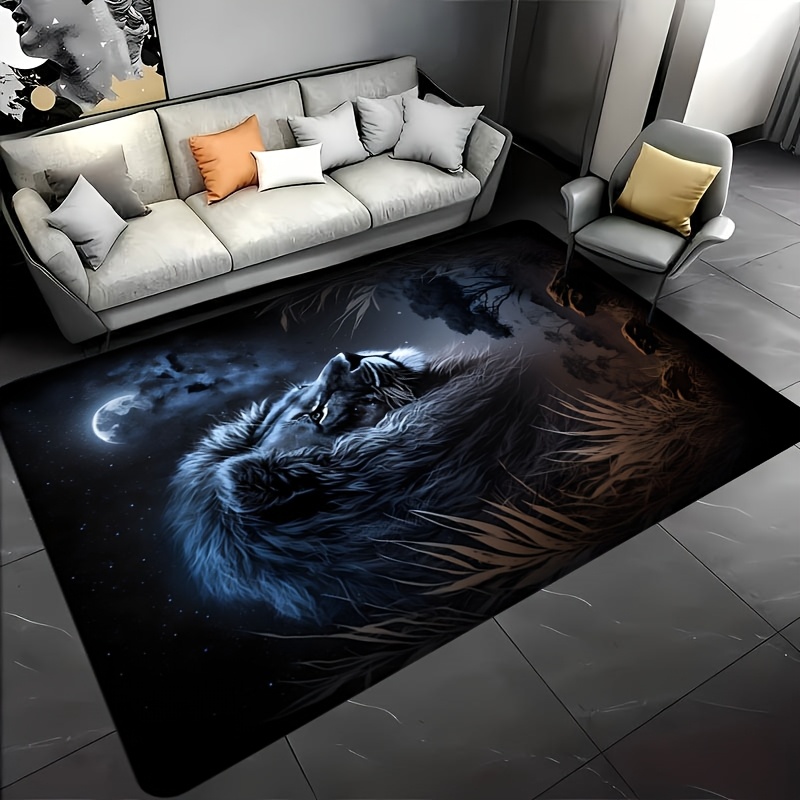 Home Textiles Rug - Mata podłogowa Starry Night Lion -