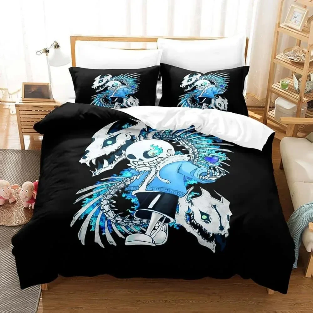 Home Textiles Bedding - Komplety pościeli Undertale Sans z motywami