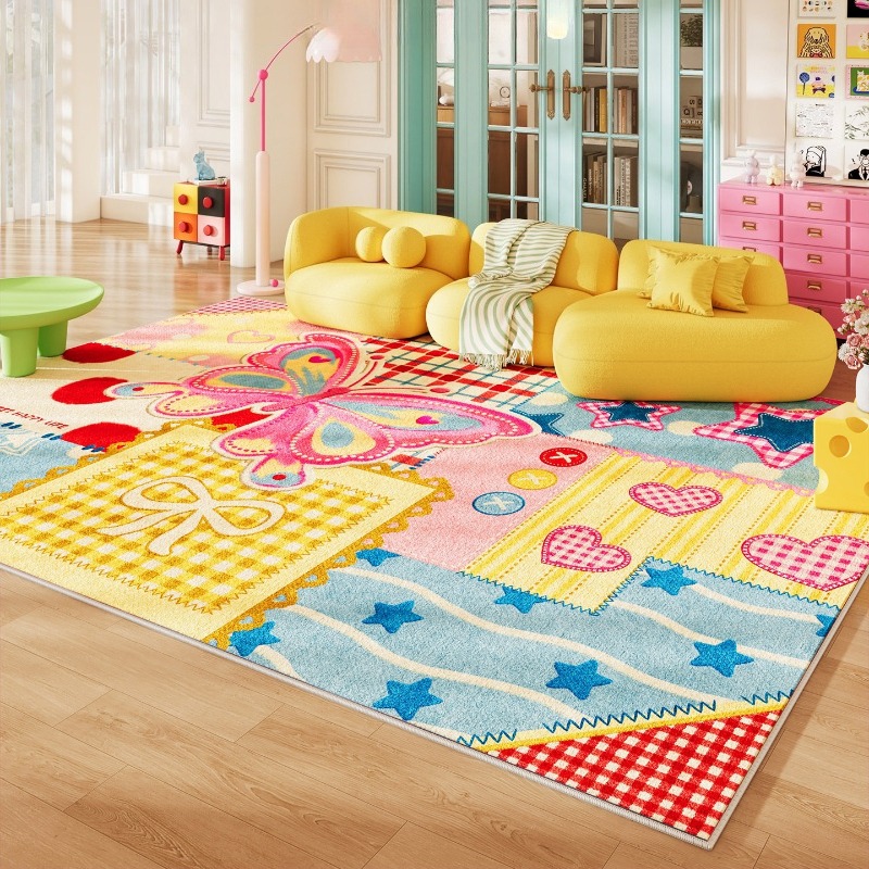 Home Lines Textiles - Dywan do salonu w kolorach dopaminy,