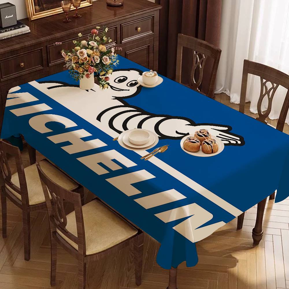 Home Textiles Today Logo - Obrus poliestrowy wodoodporny z logo M-Michelins,