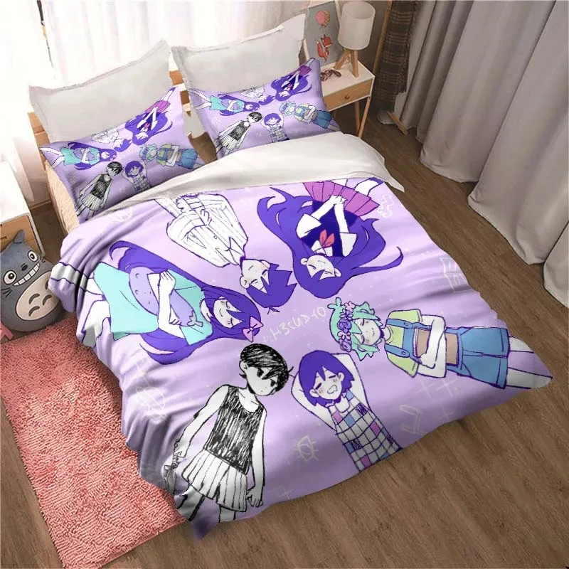 Home Textiles Bedding - Modny zestaw pościeli z nadrukiem 3D