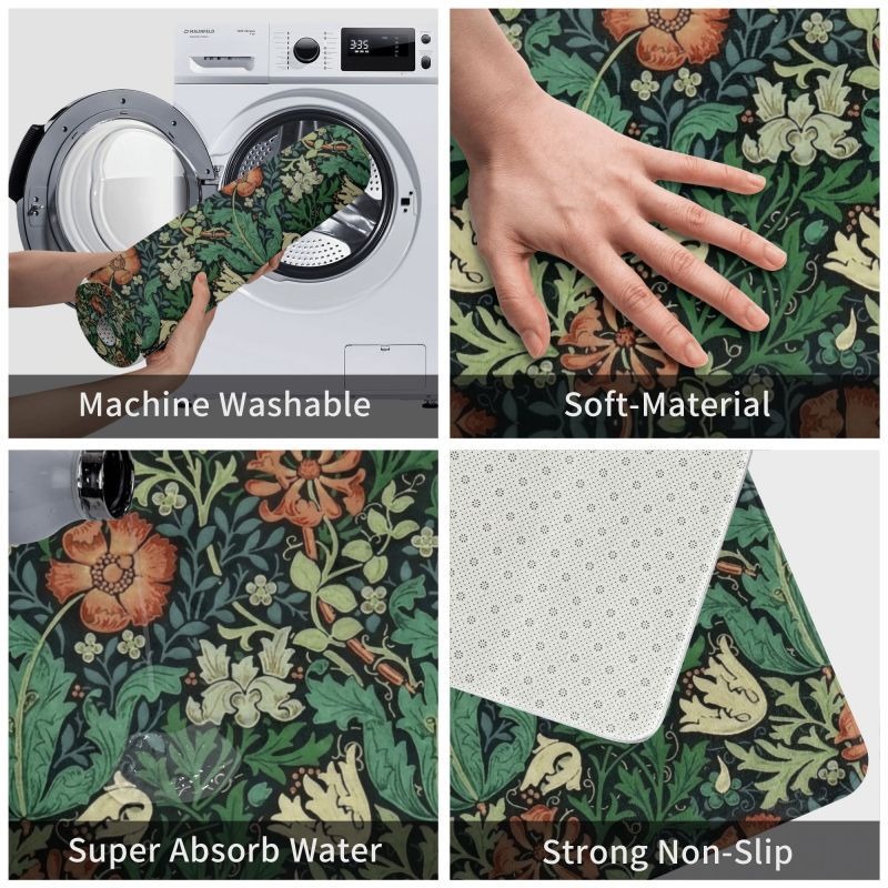 Mata pod drzwi Williama Morris – Home Textiles Rug recenzja i cena