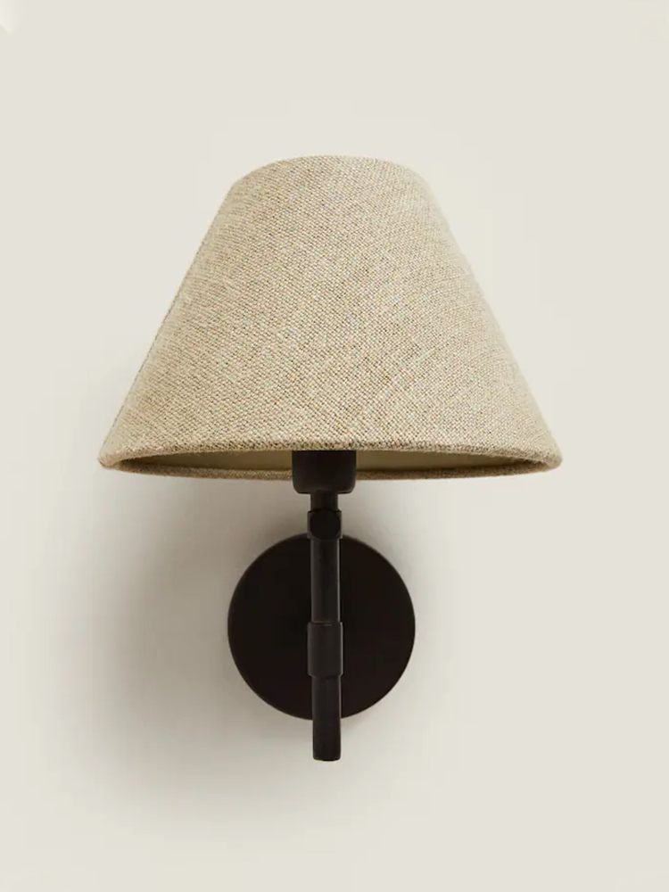 Lampy ścienne z grubego lnu w  – Home Textiles Bedding recenzja i cena
