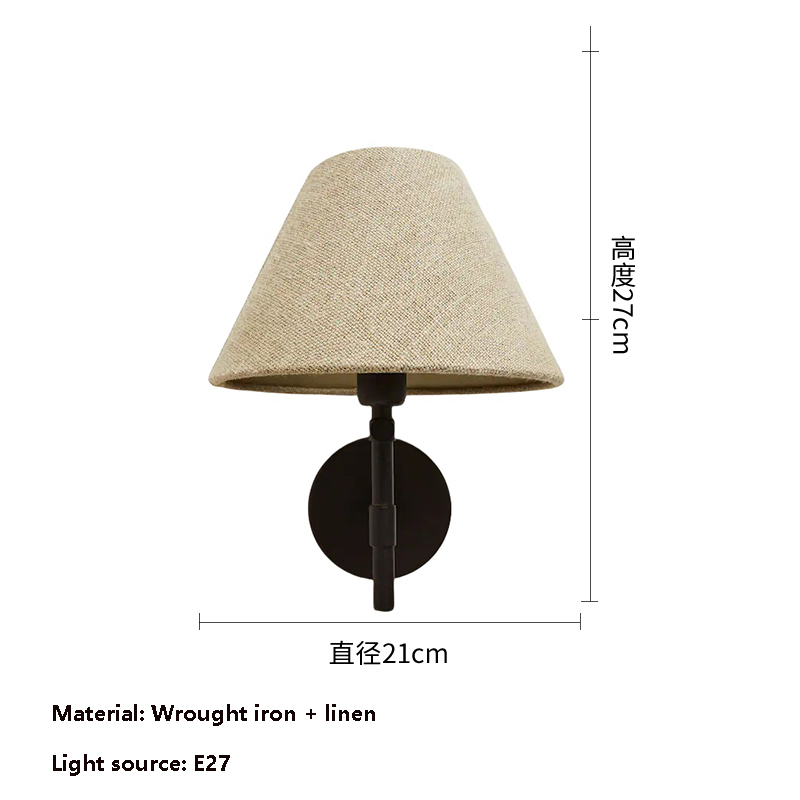 Lampy ścienne z grubego lnu w  – Home Textiles Bedding recenzja i cena
