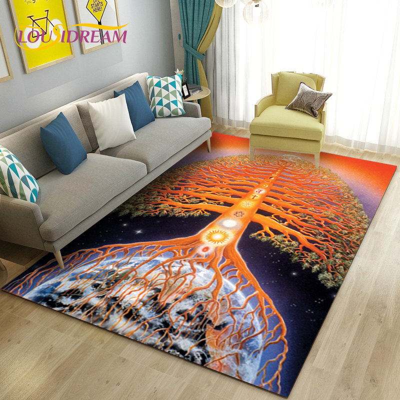 Tęcza 7 czakr Mandala Bohemia  – Home Textiles Rug recenzja i cena