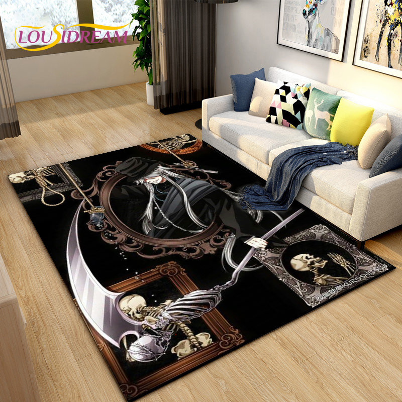 Czarny lokal Anime Cartoon dyw – Home Textiles Rug recenzja i cena