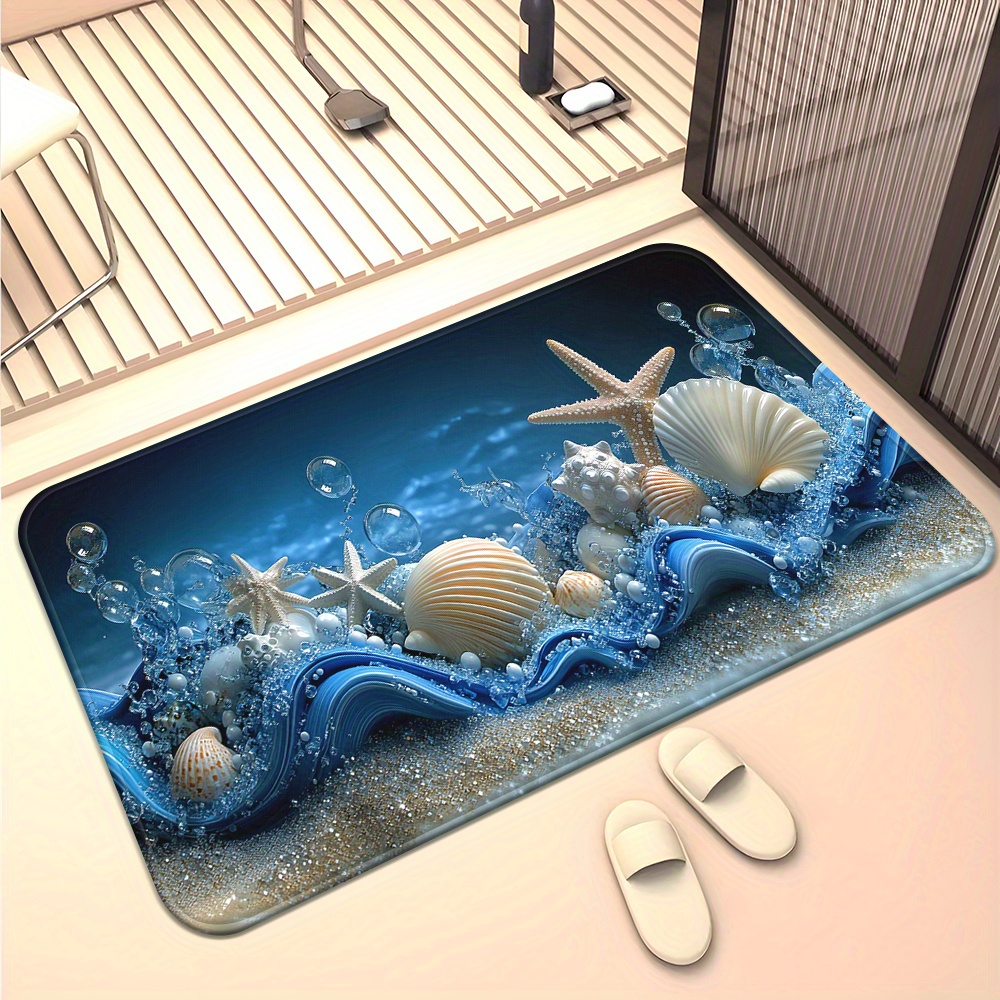 Mata podłogowa 3D Niebieskie F – Home Textiles Rug recenzja i cena