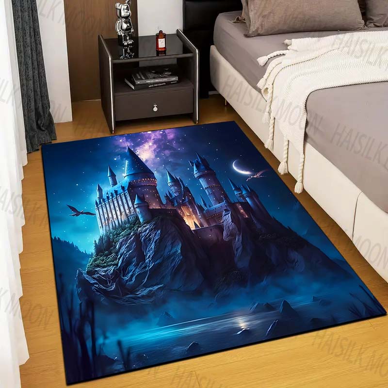 1PC Castle Magic School Print  – Home Textiles Rug recenzja i cena