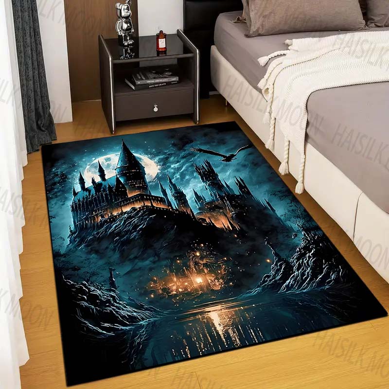 1PC Castle Magic School Print  – Home Textiles Rug recenzja i cena