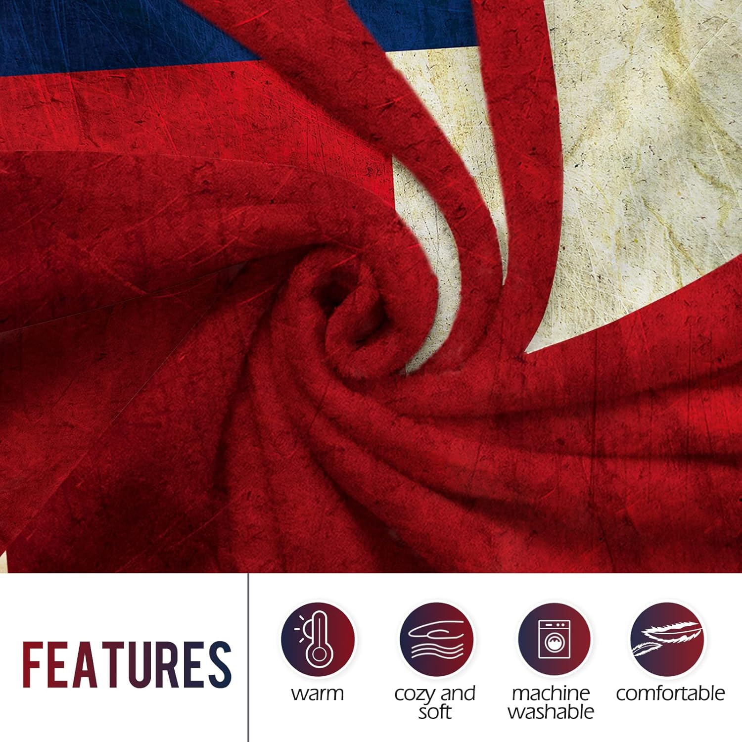 Koc z flagą Teksasu, prezent d – Home Textiles & Furnishings recenzja i cena