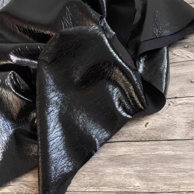 Czysta Czarna Teksturowana Skó – Home Textiles Wholesale recenzja i cena