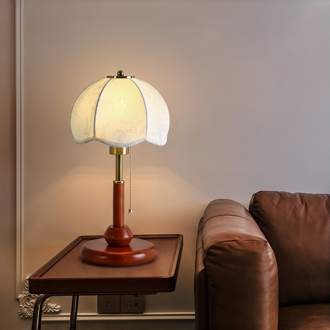 Lampa stołowa w stylu vintage  – Home Textiles & Furnishings recenzja i cena