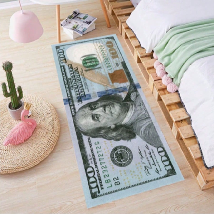 Dywan z motywem banknotu 100 d – Home Textiles Rug recenzja i cena