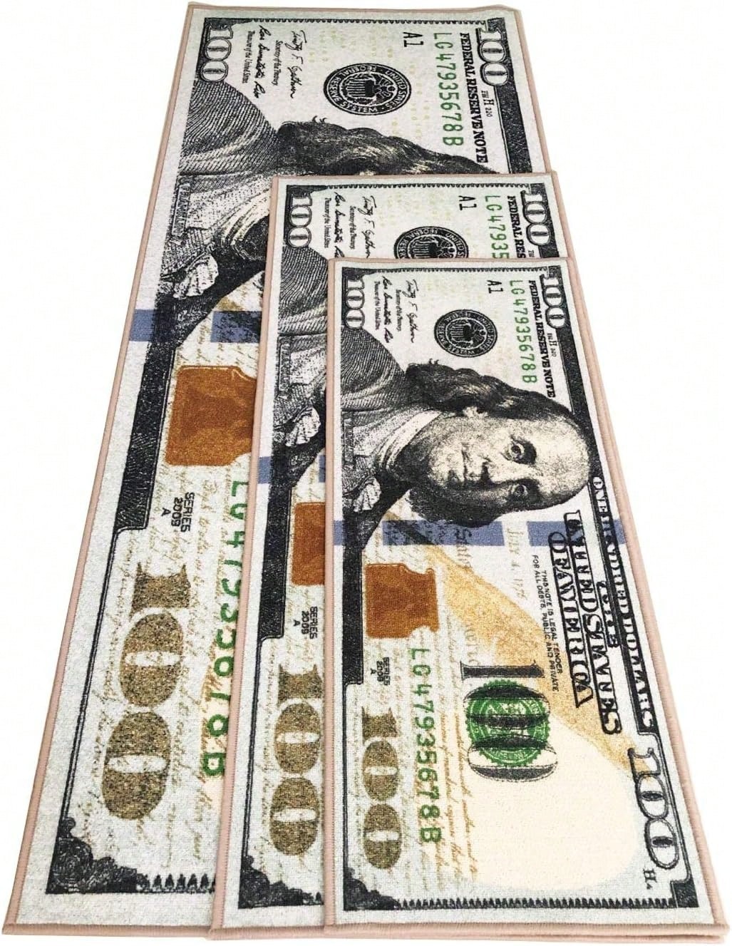 Dywan z motywem banknotu 100 d – Home Textiles Rug recenzja i cena