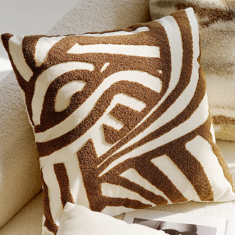 45x45CM brązowa Vintage Nordic – Luxury Home Textiles Usa recenzja i cena