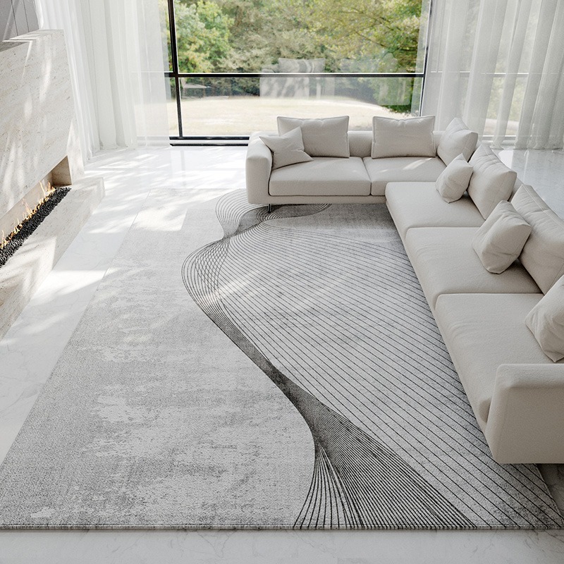 Abstrakcyjny Jasnoszary Dywan  – Luxury Home Textiles Usa recenzja i cena