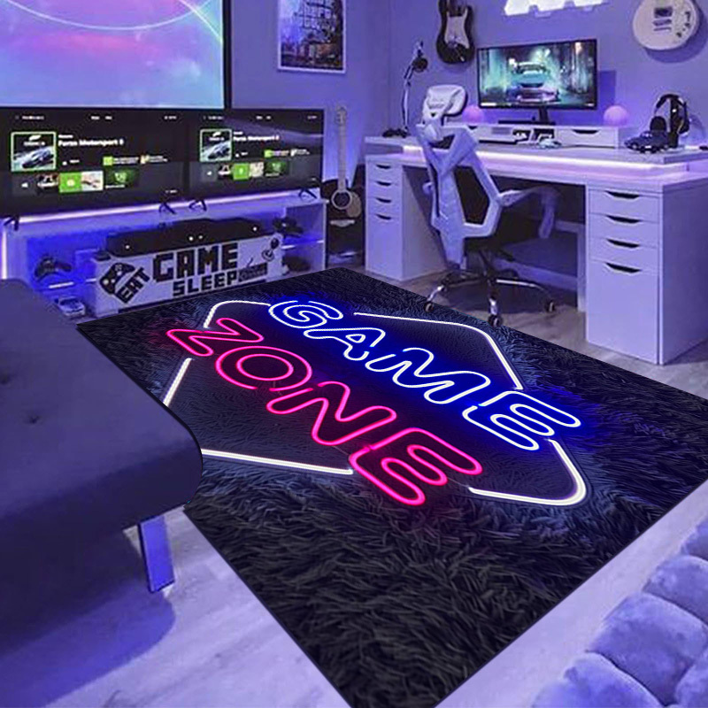 Dywanik z motywem neonowych gi – Home Textiles Rug recenzja i cena