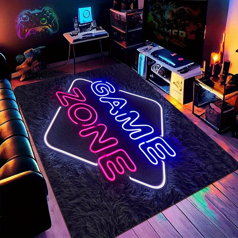 Dywanik z motywem neonowych gi – Home Textiles Rug recenzja i cena