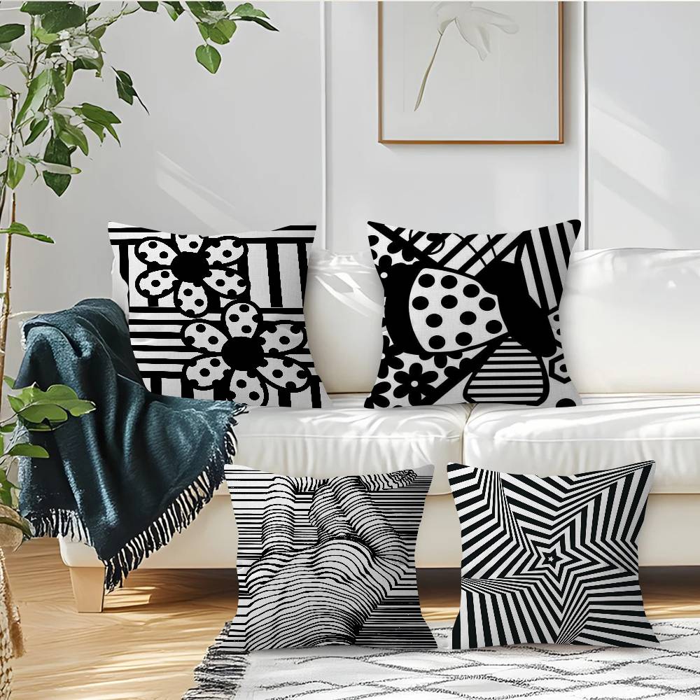 Czarna abstrakcyjna linia Podu – Home Lines Textiles recenzja i cena