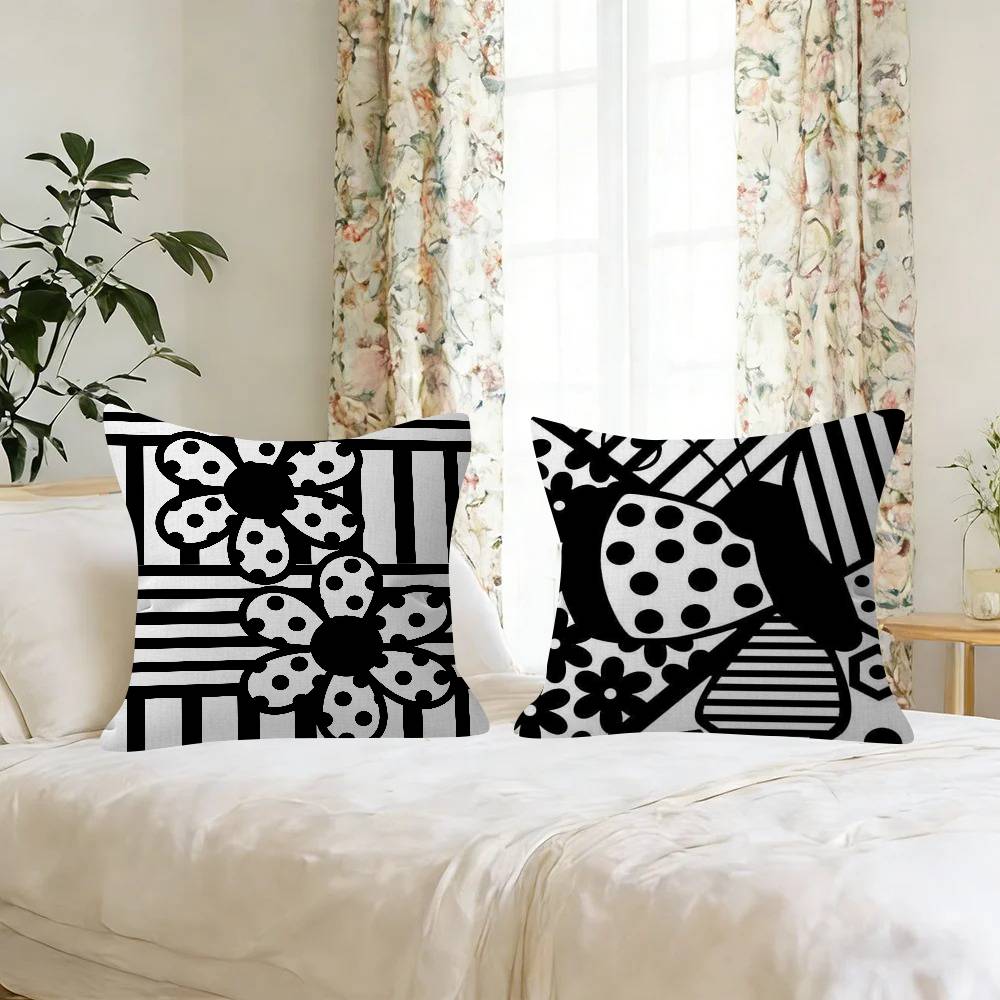 Czarna abstrakcyjna linia Podu – Home Lines Textiles recenzja i cena