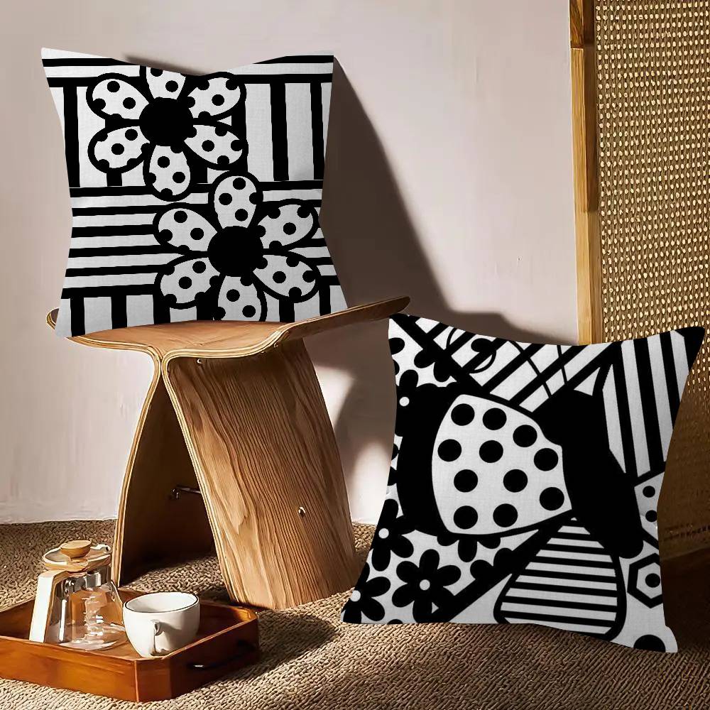 Czarna abstrakcyjna linia Podu – Home Lines Textiles recenzja i cena