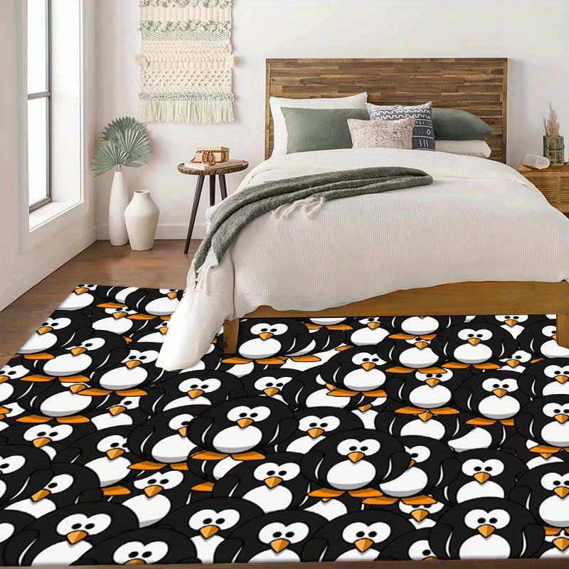Uroczy dywan z pingwinem w sty – Home Textiles Rug recenzja i cena