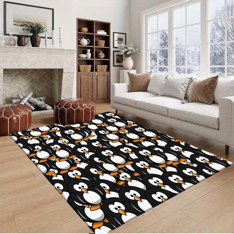 Uroczy dywan z pingwinem w sty – Home Textiles Rug recenzja i cena
