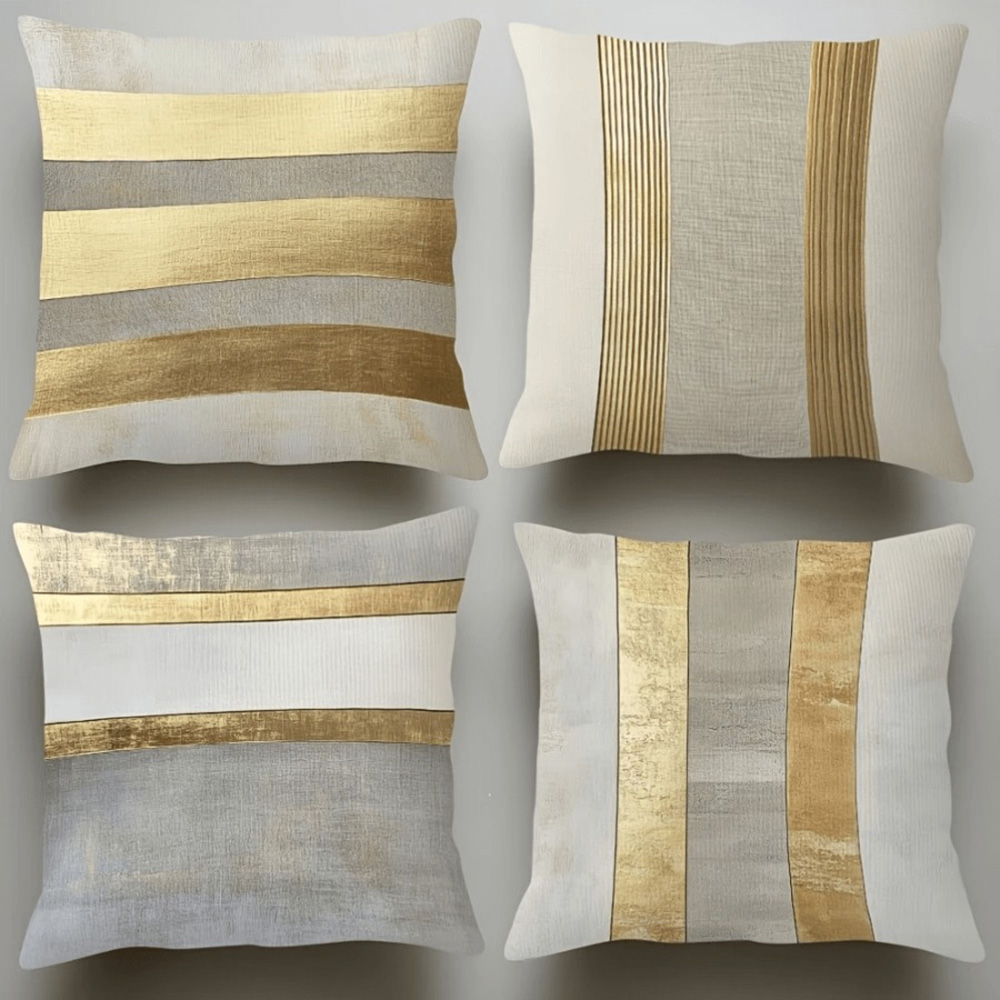 Eleganckie złote i neutralne p – Luxury Home Textiles Usa recenzja i cena