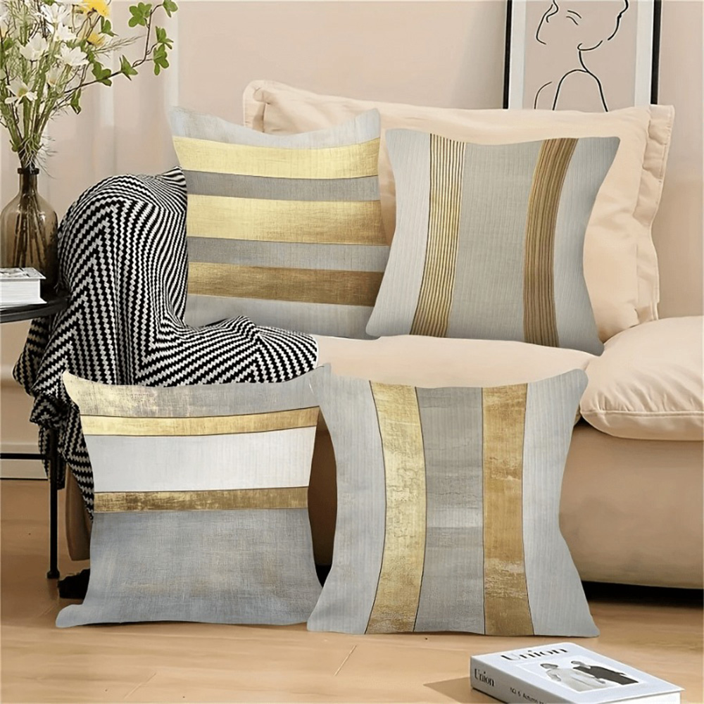 Eleganckie złote i neutralne p – Luxury Home Textiles Usa recenzja i cena