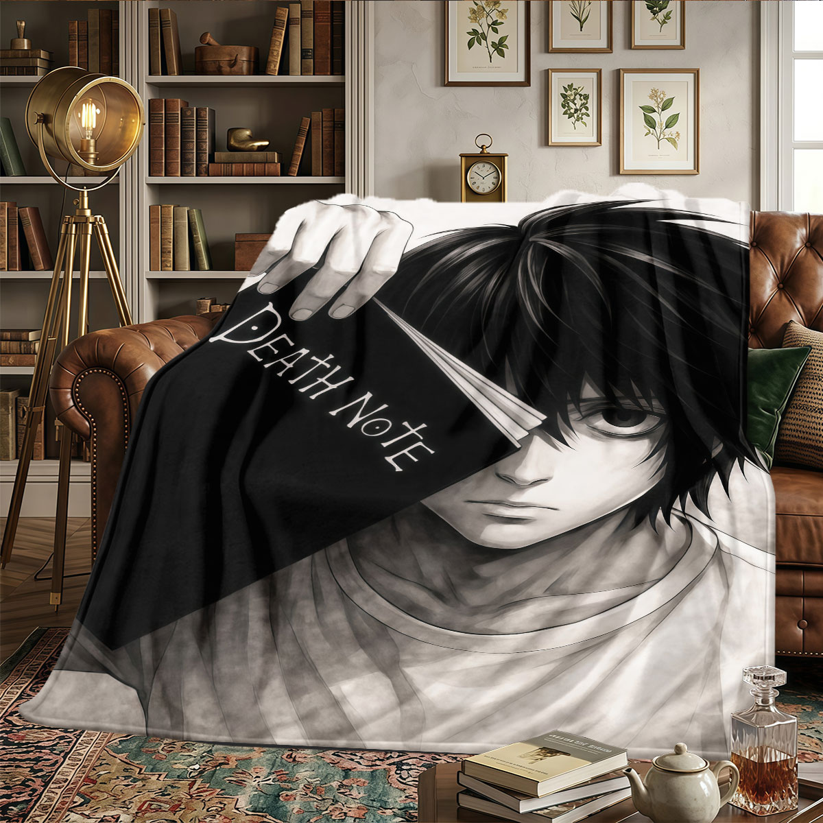 Koc z motywami Death Note, lek – Home Textiles Notes recenzja i cena