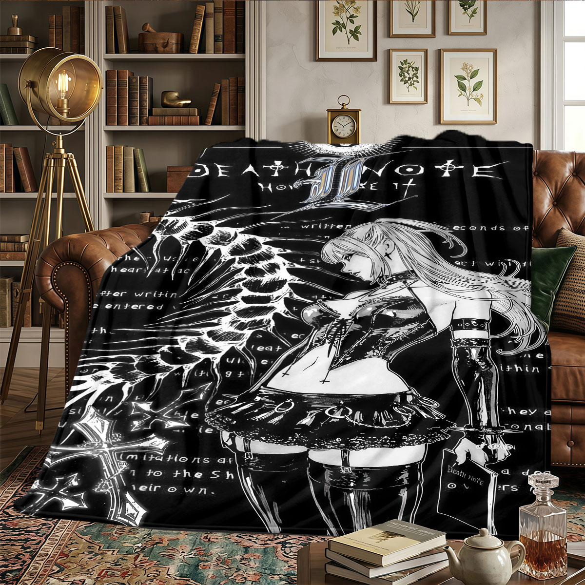 Koc z motywami Death Note, ide – Home Textiles Notes recenzja i cena
