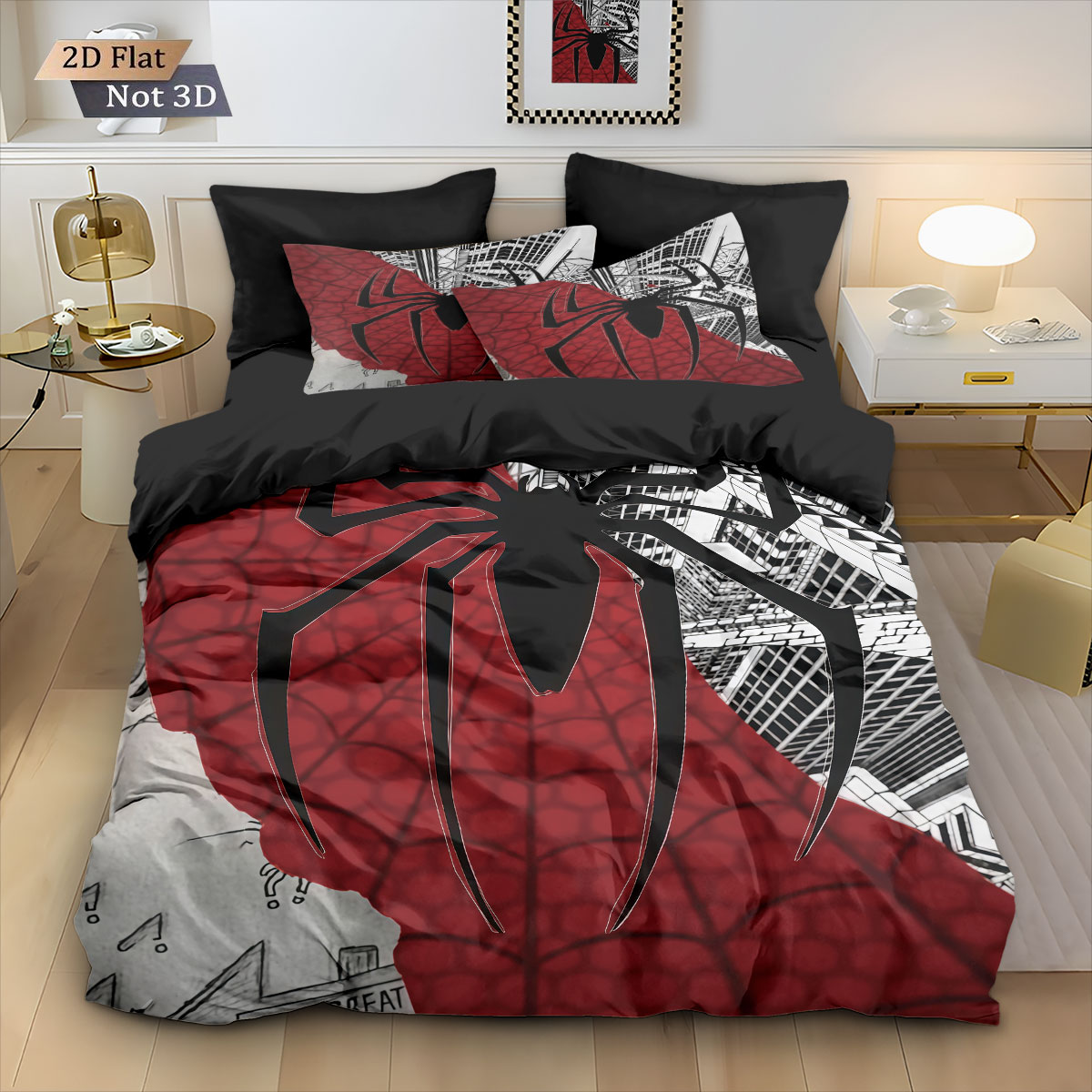 3-częściowy czarny komplet poś – Home Textiles Bedding recenzja i cena