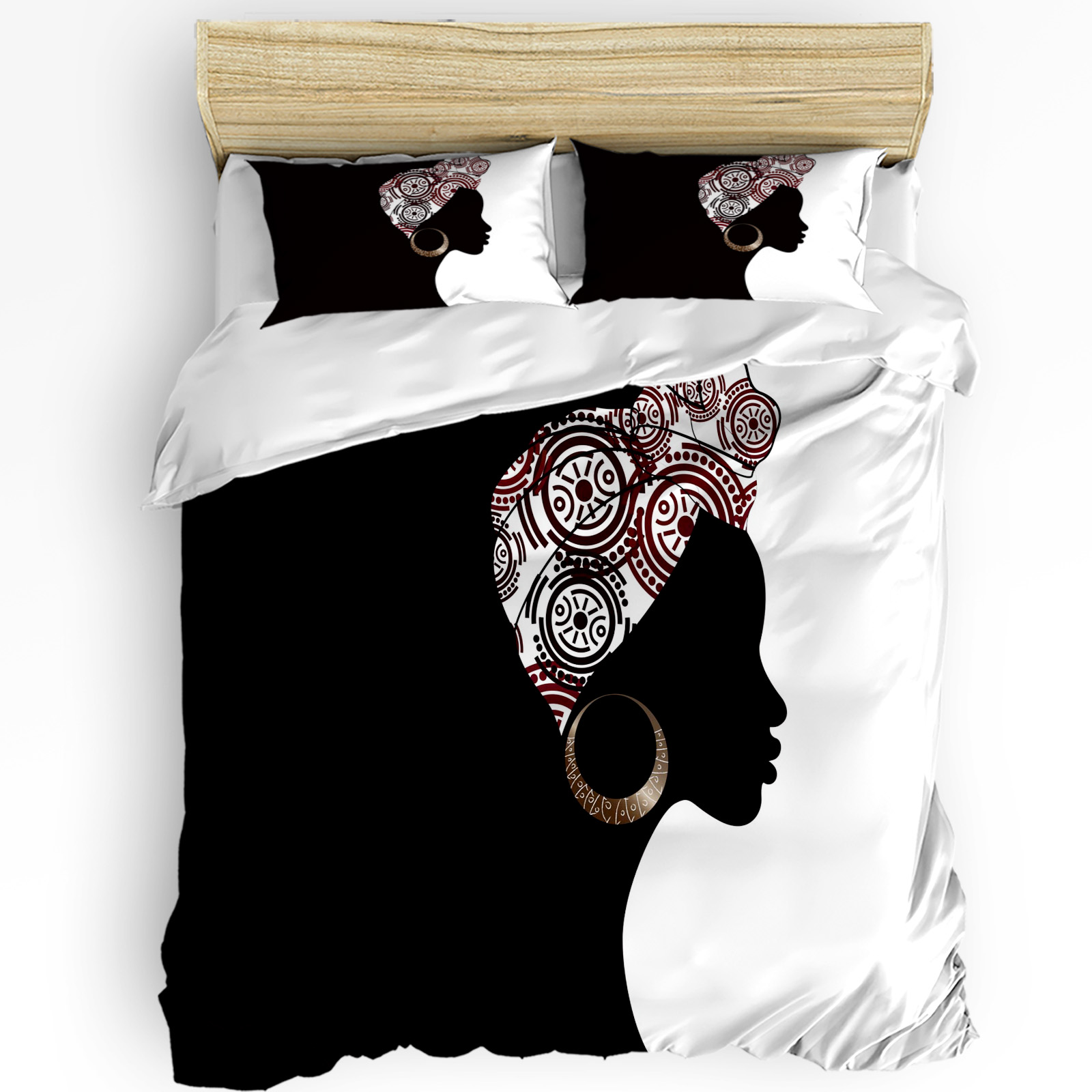 Czarnoskóra Kobieta Czarno-Bia – Home Textiles Bedding recenzja i cena