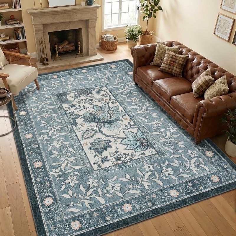 Dywan z retro motywem roślinny – Home Lines Textiles recenzja i cena